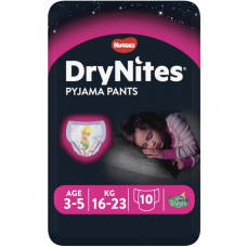 Huggies DryNites Girl 3-5 v 10 kpl